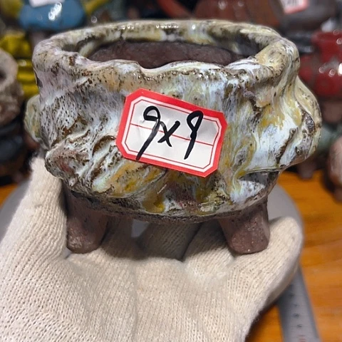 粗陶花盆手工花盆制作就这样