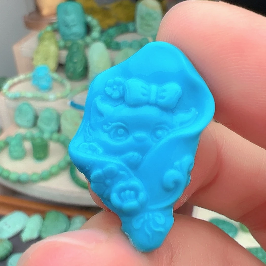 绿松石未镶嵌主播万珍