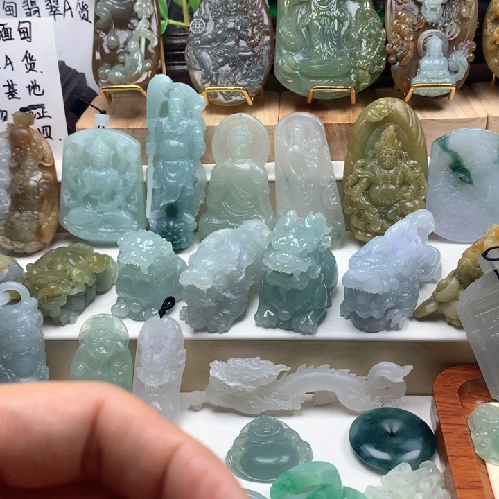 未镶嵌定制翡翠豆子