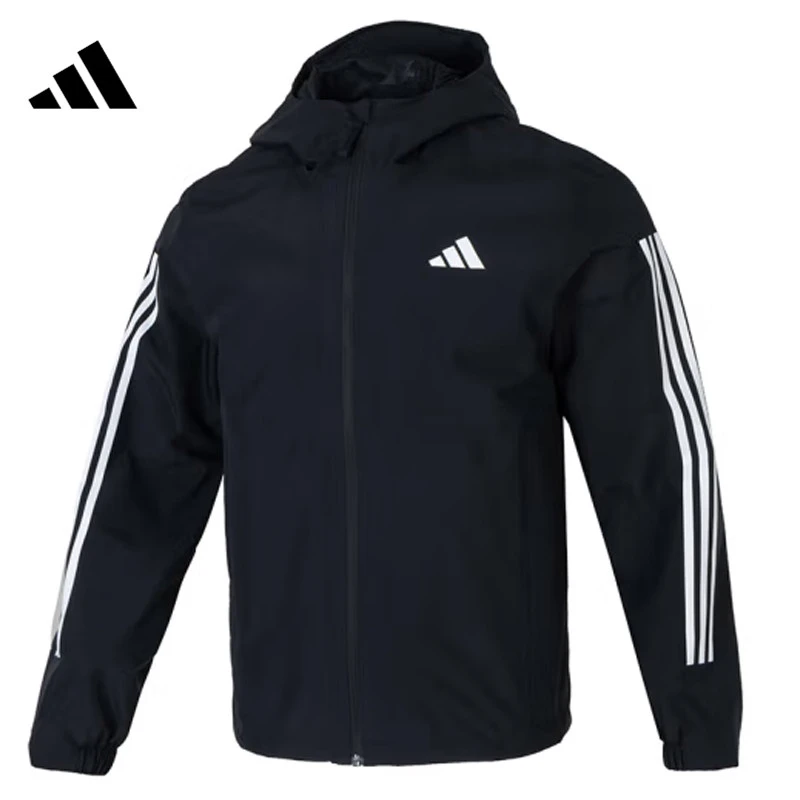 adidas阿迪达斯男子ESS 3S R.R JKT梭织连帽外套JD1043