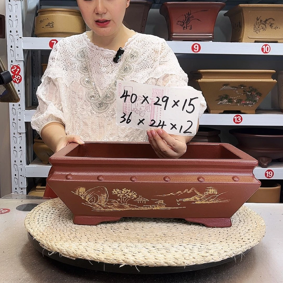 紫砂花盆紫砂花盆