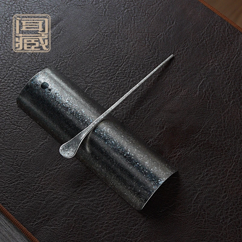 不觉堂钛茶则茶道配件