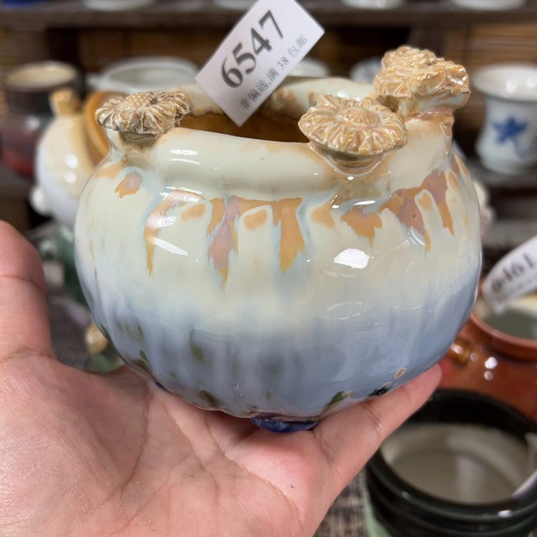 口6高8 景德镇手工花盆