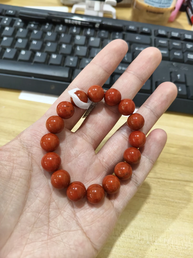 直播间玛瑙手串11m