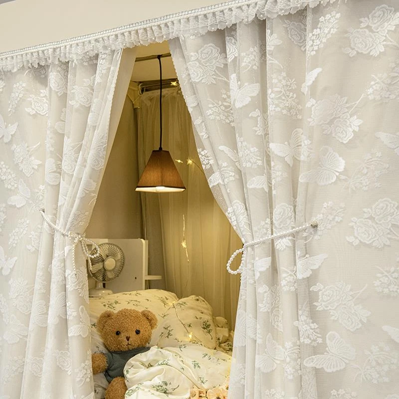 床帘大学宿舍上铺型滑轨道女生寝室下铺物理遮光遮挡帘子