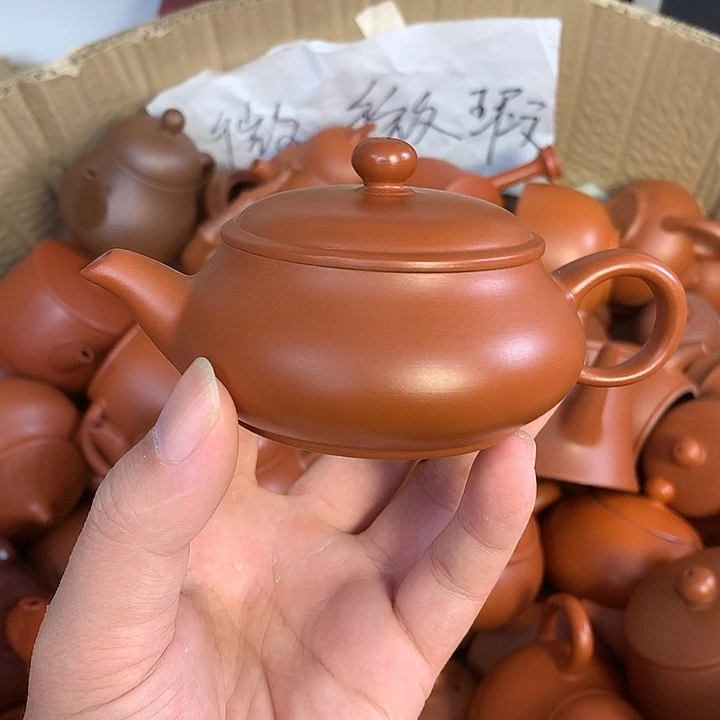 茶壶紫砂原矿朱泥茶壶茶具家用130