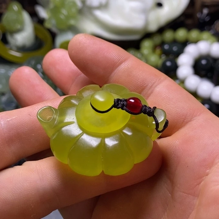 未镶嵌岫玉岫玉颈饰