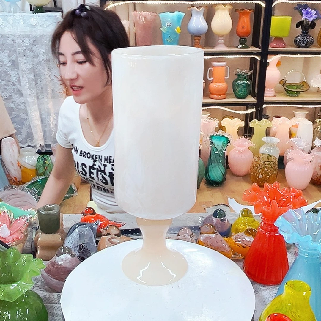 琉璃风灯家悦花器摆件福利