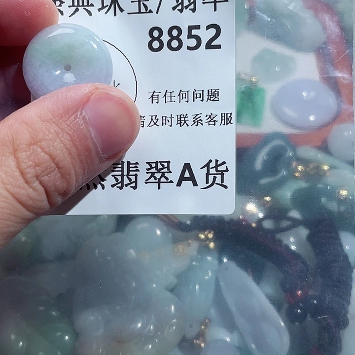 翡翠颈饰未镶嵌8852。