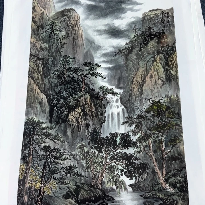 国画纯手绘作品欣赏图