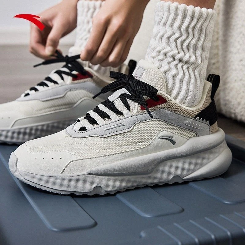 【大网眼】安踏不羁丨25年夏季透气通勤轻便运动鞋112518830R-YH