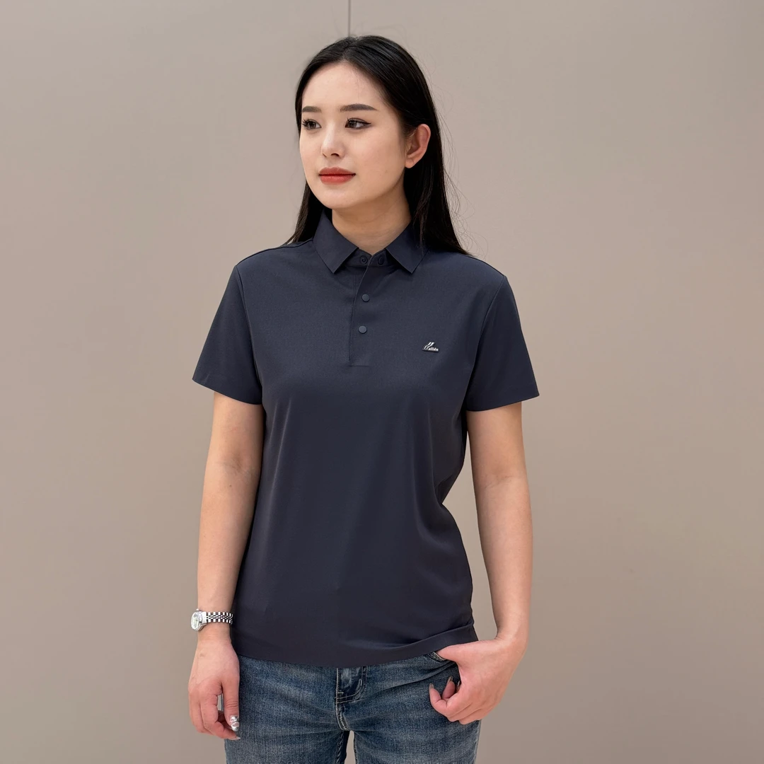 男士夏季凉感透气吸湿排汗柔软亲肤抗皱翻领Polo短袖（0146）