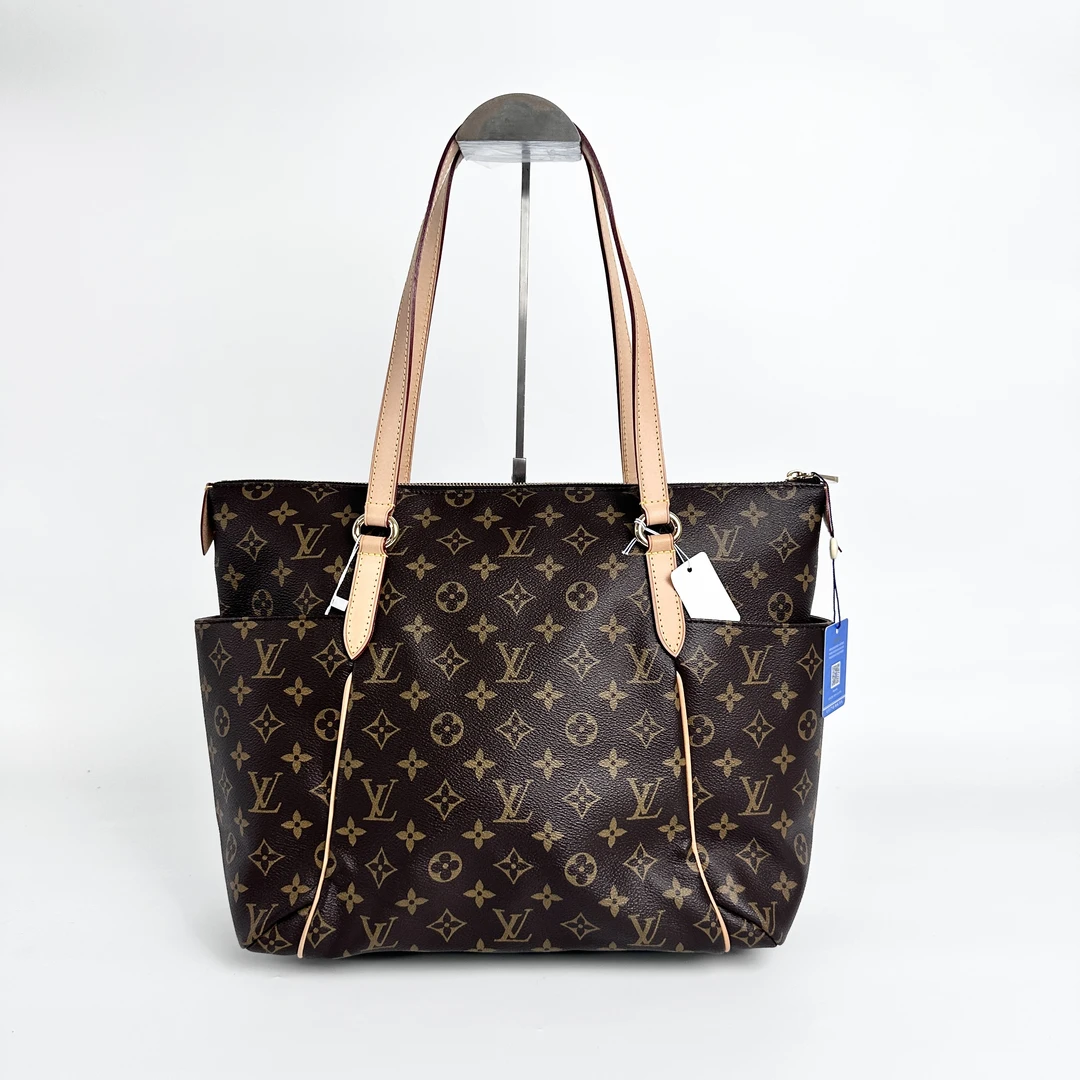 95新 LouisVuitton/路易威登 可乐/老花妈咪包大号