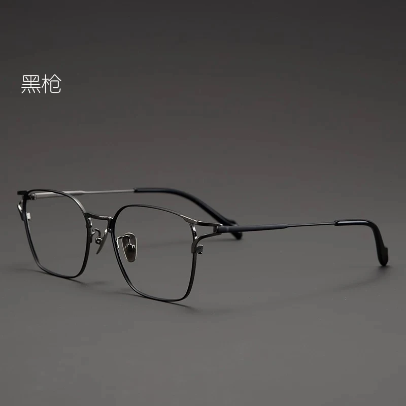 超轻近视眼镜男可配度数高级感金丝方框专业配镜斯文痞帅眼睛镜框