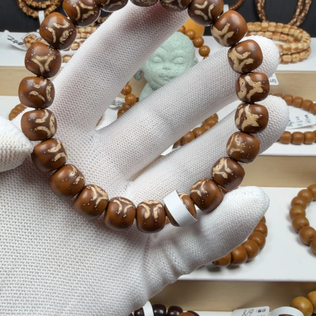 紫金鼠手串253实心鬼脸10.8mmD