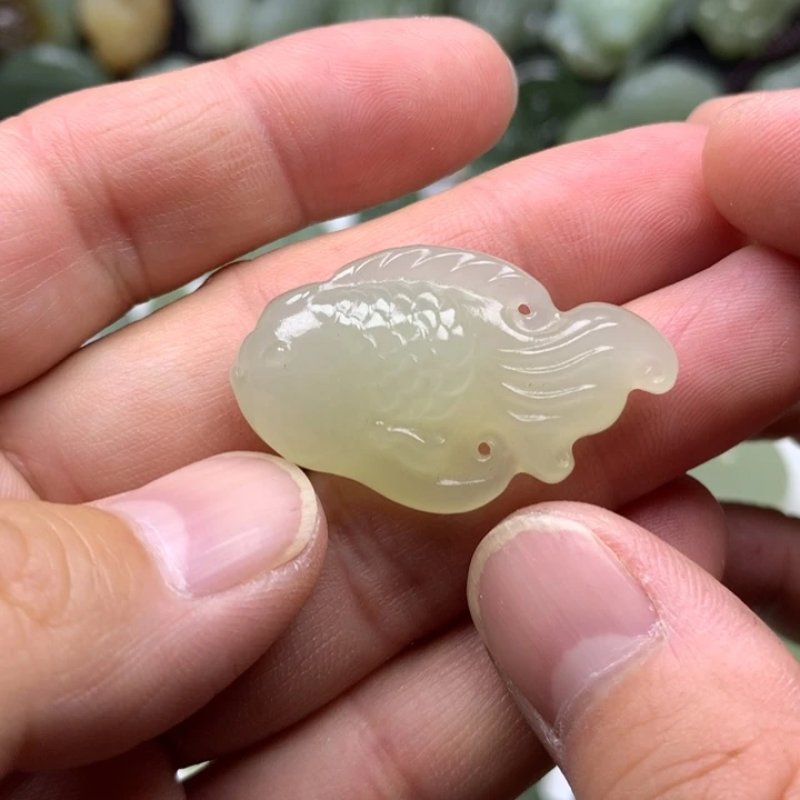 和田玉挂件未镶嵌丶