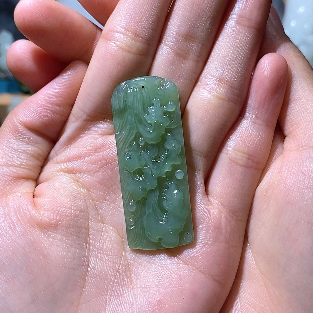 和田玉未镶嵌颈饰烽****9