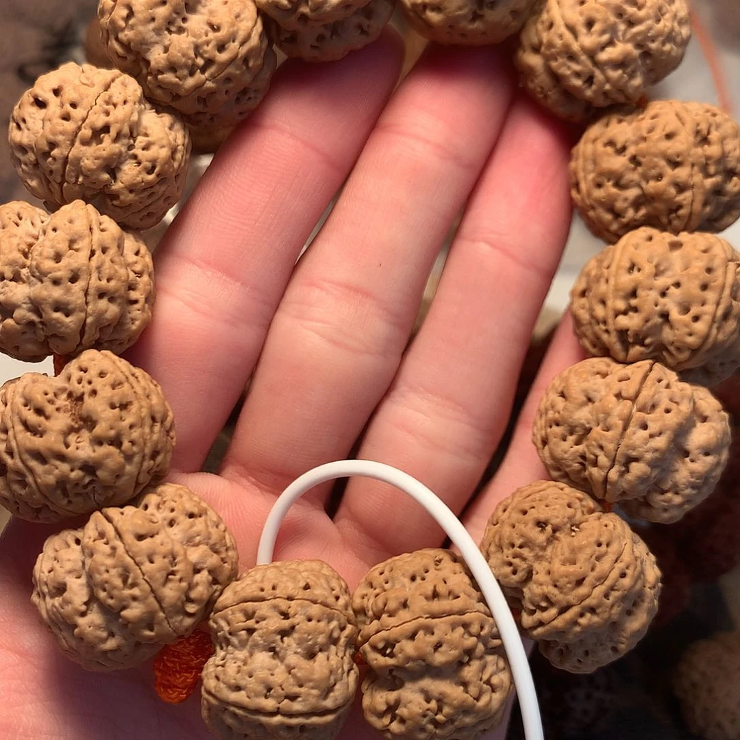 金刚菩提手串知*源25天宫梅花定制超头