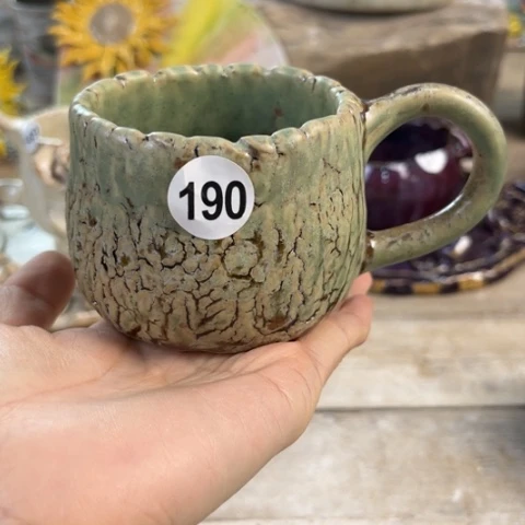 自***在碗熠樹日式手捏餐具茶具