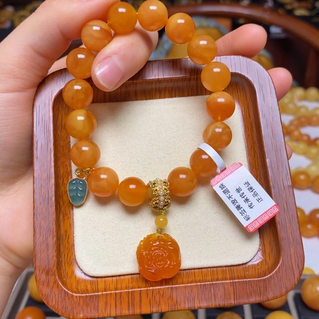 【闪购商品】蜜蜡手链未镶嵌手串