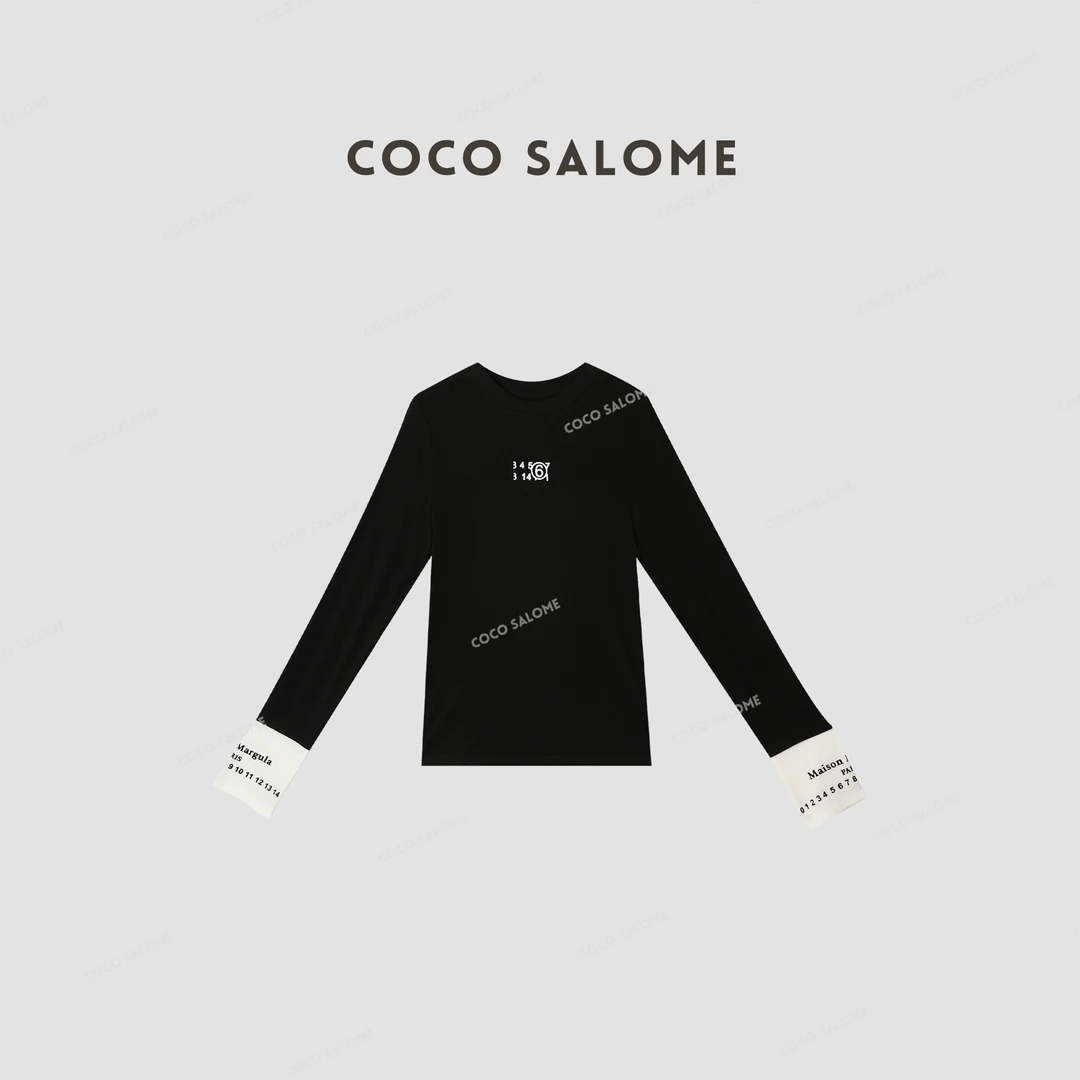 COCOSALOME⑥【还原经典】2025早春天丝羊毛垂感弹力圆领长袖991J