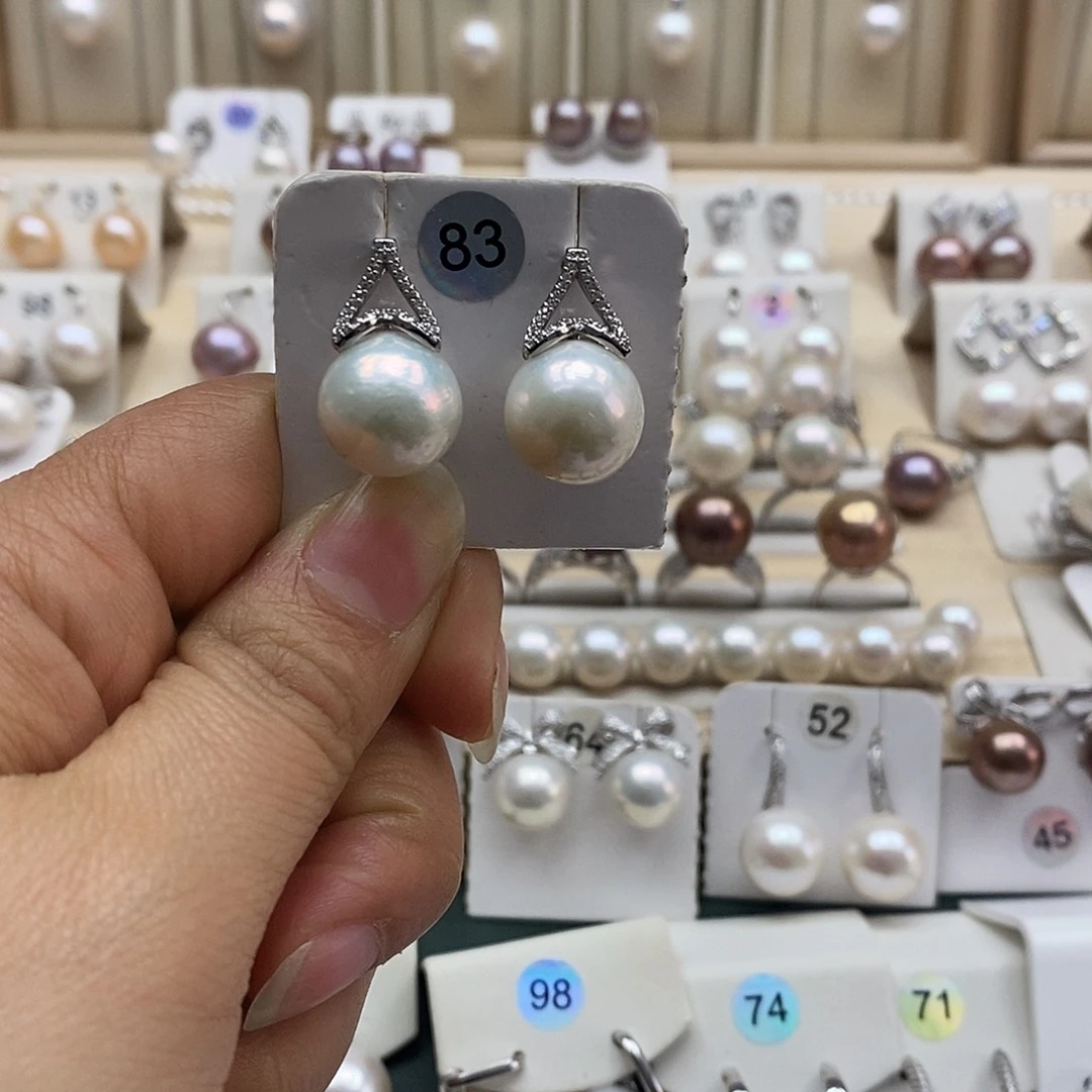 淡水珍珠颈饰银S925镶嵌