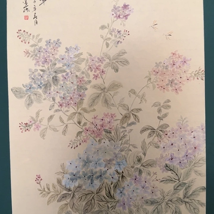 国画董老师作品画作