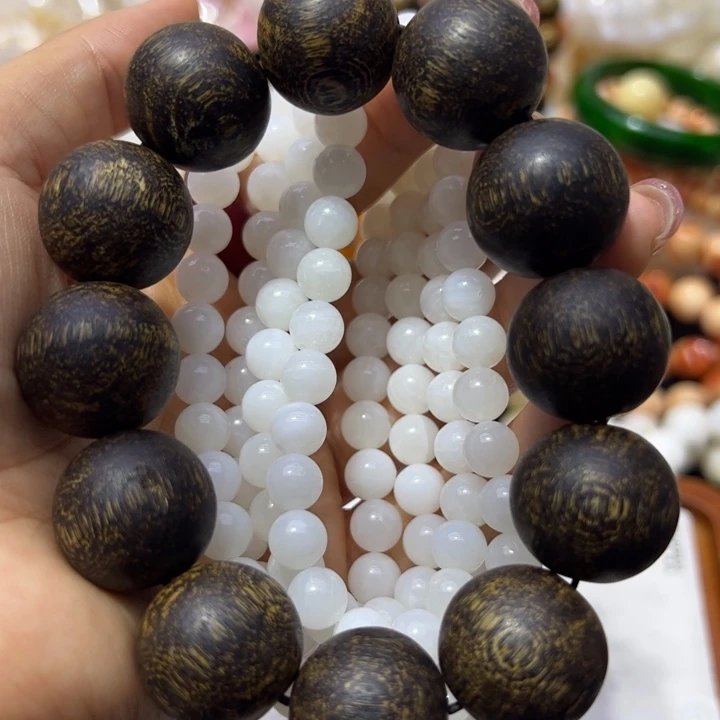 核桃手串/手链0.8/108冰透微瑕