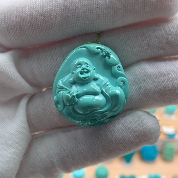 绿松石未镶嵌珠宝奇石