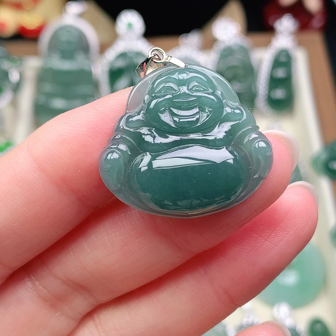 翡翠未镶嵌颈饰吊坠