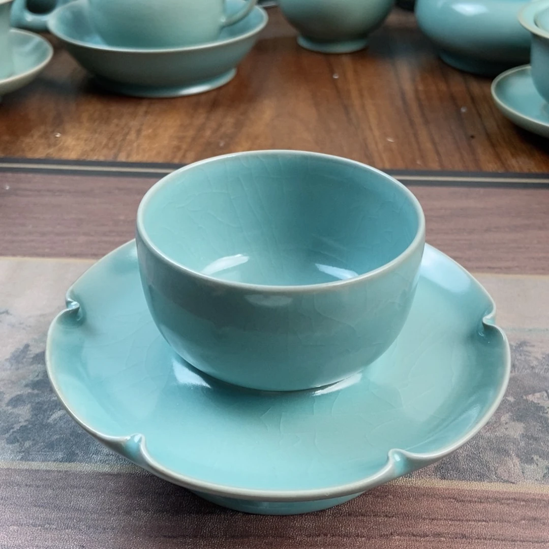 摆件原产地原矿汝瓷～茶器