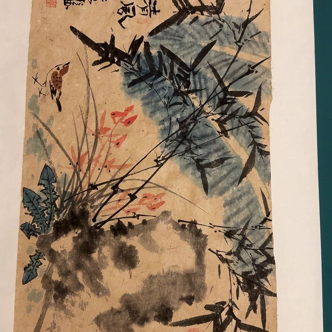 国画溥老师作品画作