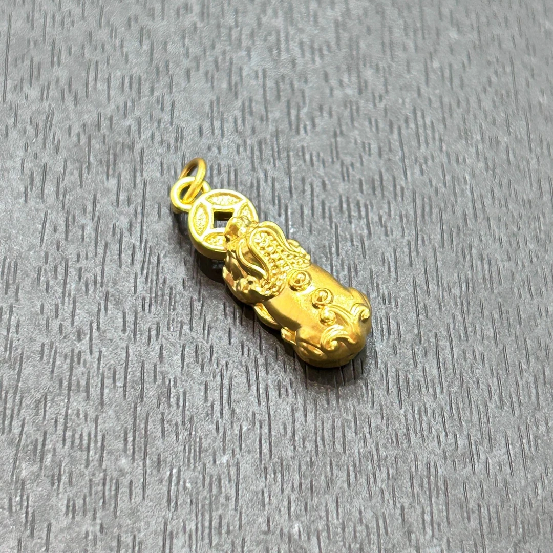 【销冠专享】足金999投资金攒黄金招财貔貅ZBHJD1481克重多退少补