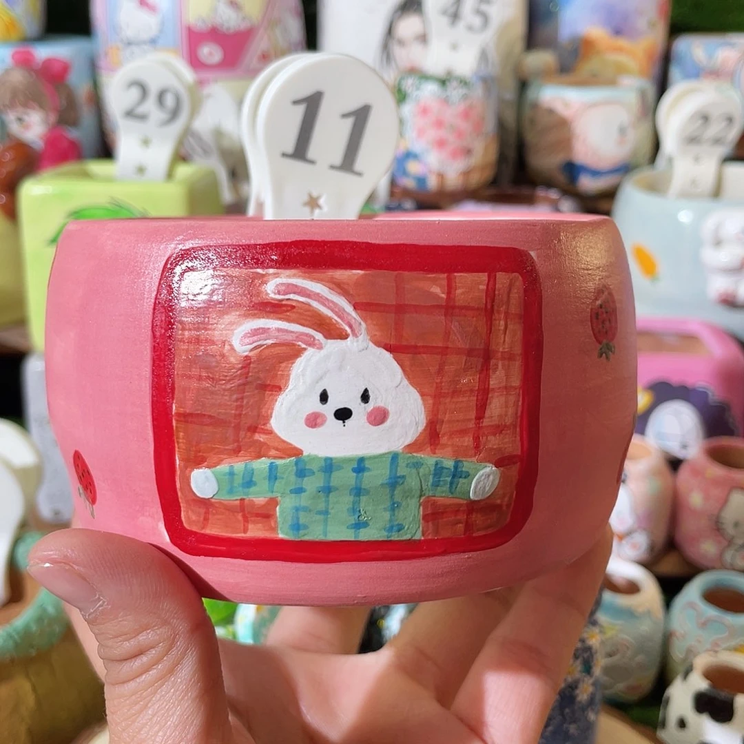 红陶11…..手工手绘