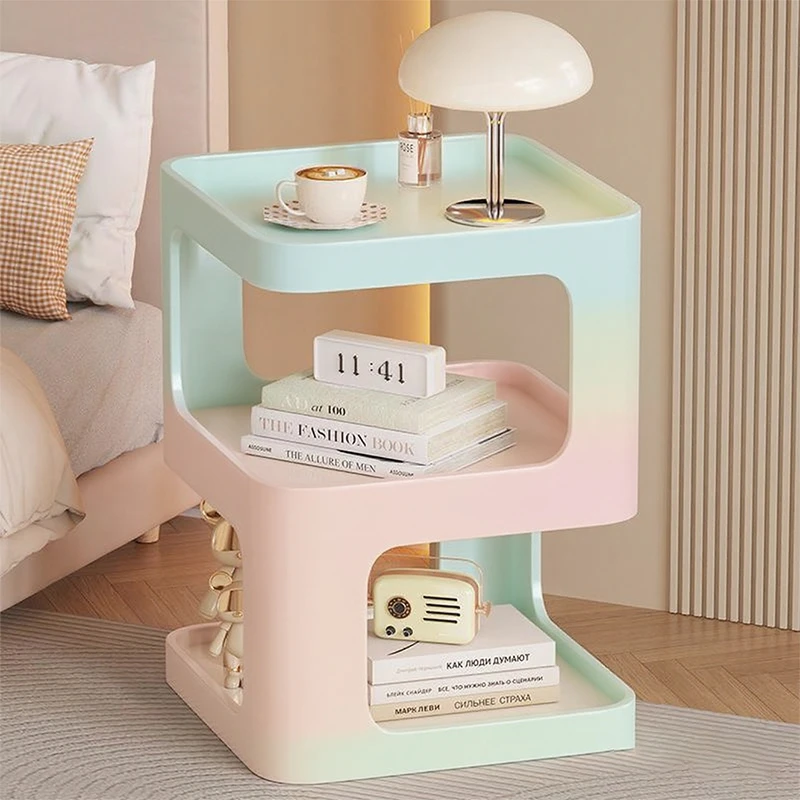 轻奢可移动客厅沙发边几家用卧室网红小推车小户型简约收纳置物架