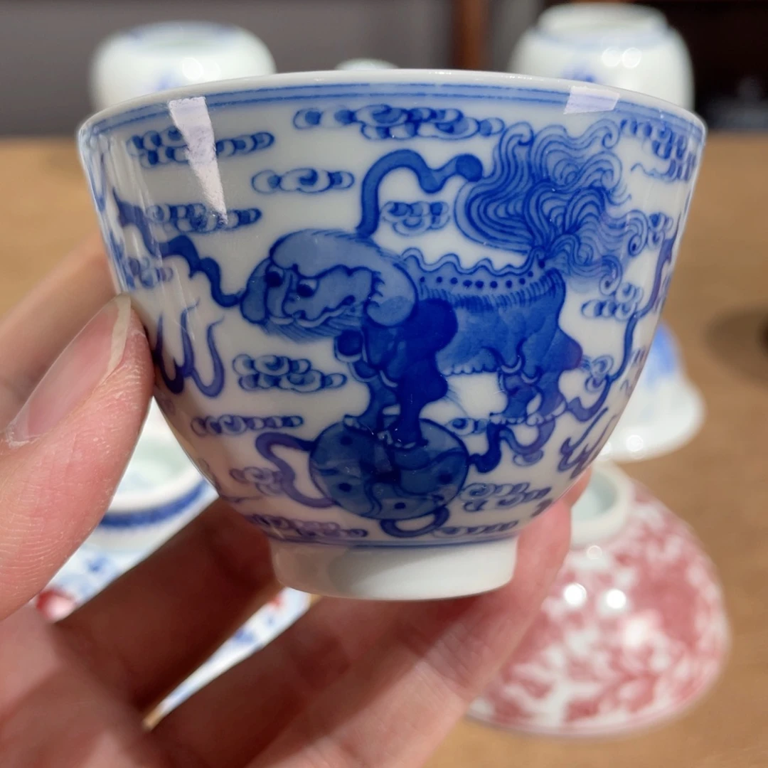 杯 经典王步花鸟 小桥窑