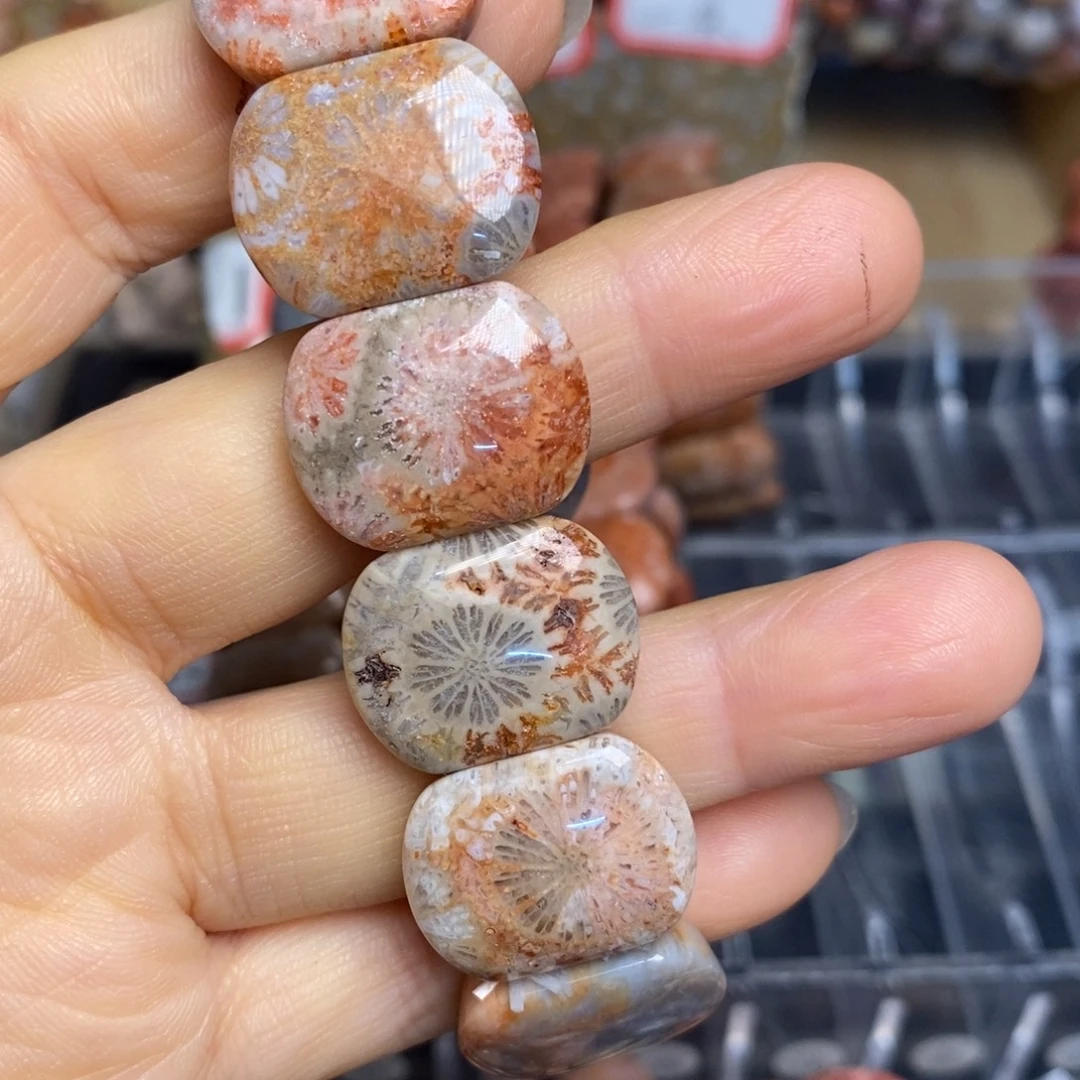 硅化玉未镶嵌手链