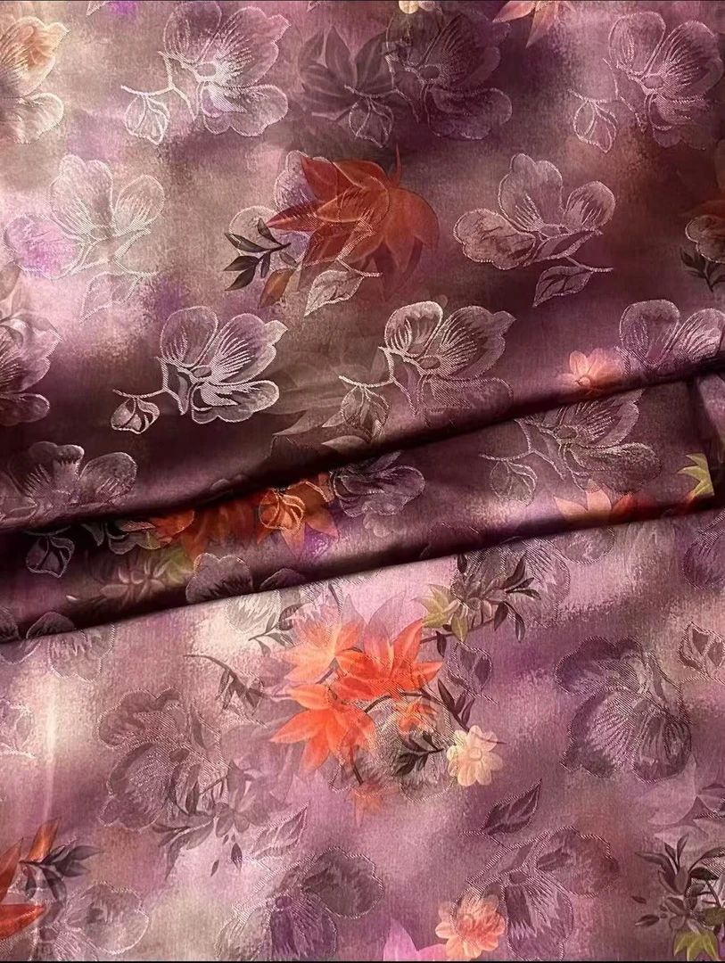 【如梦令】140*140香云纱重缎湖丝老料丝巾方巾披肩新款时尚百搭