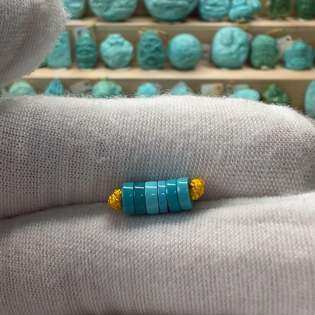 未镶嵌绿松石隔片4.5mm