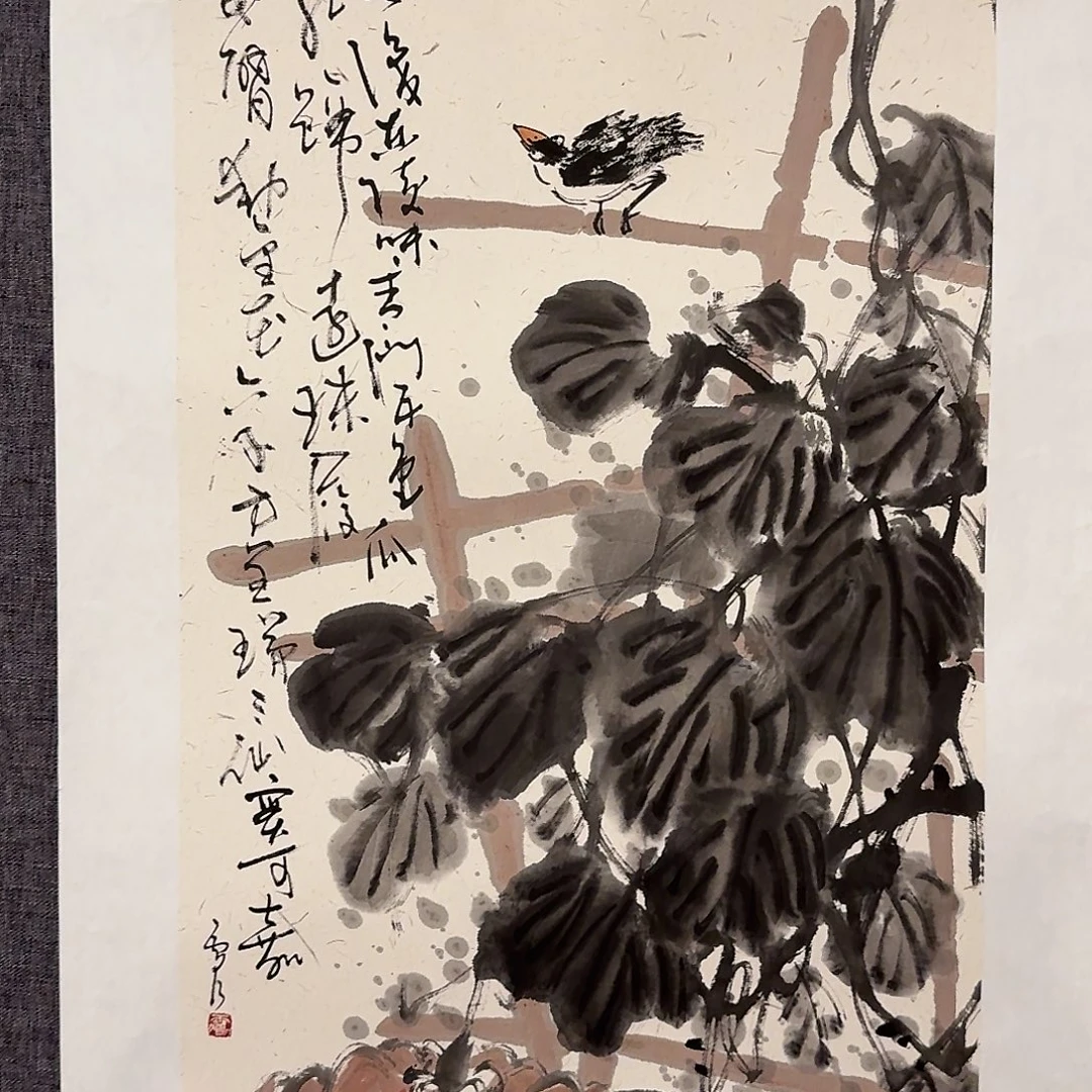 国画雷公老师作品画作