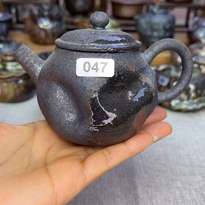 裸柴烧陶瓷手工茶器