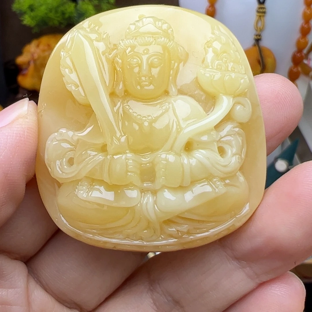 蜜蜡吊坠(不含链)未镶嵌