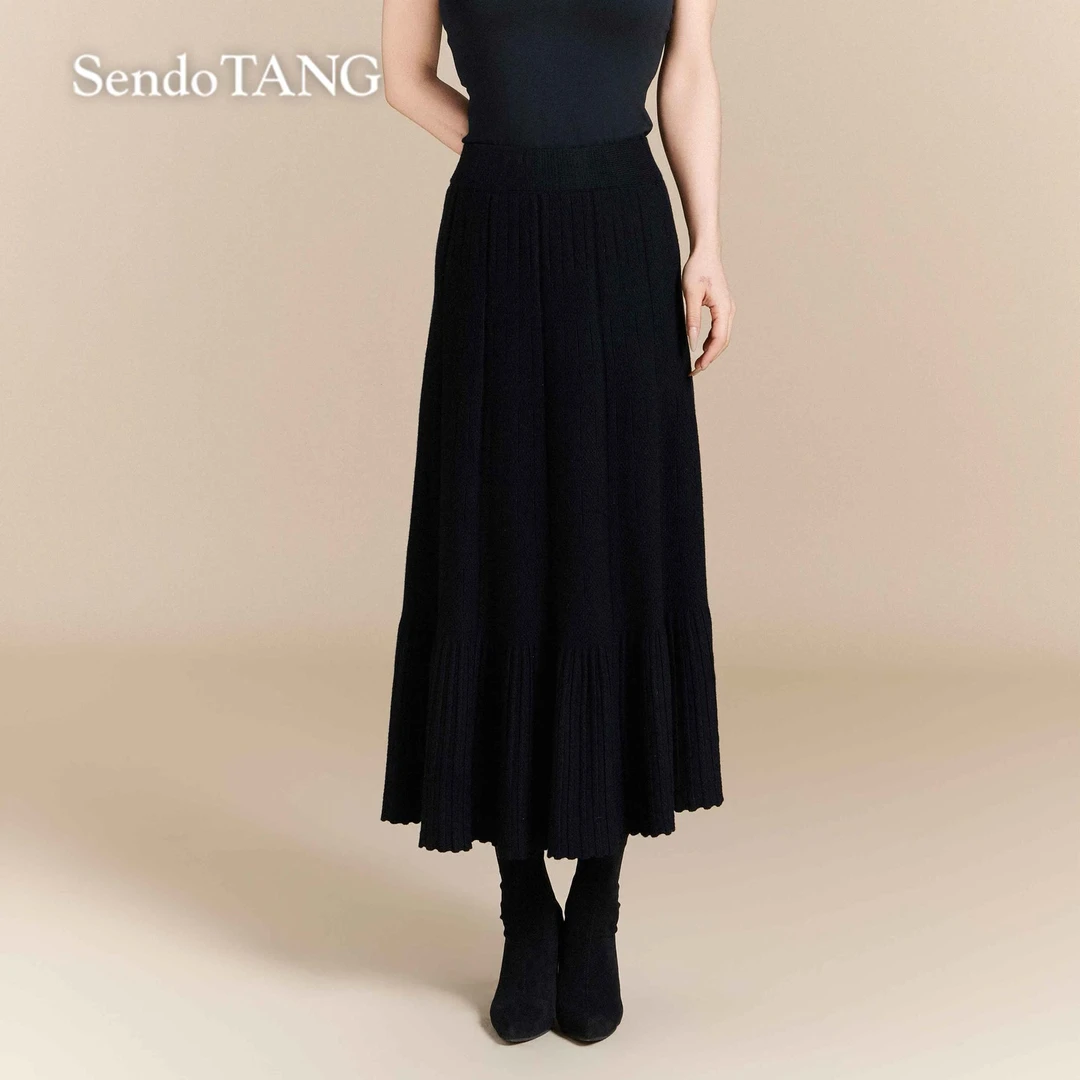 针织天花板【美梦】胖多女装新款时尚高级感气质百搭高腰显瘦半身裙