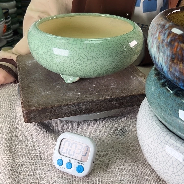 王***范泳坤堂石湾花盆陶瓷