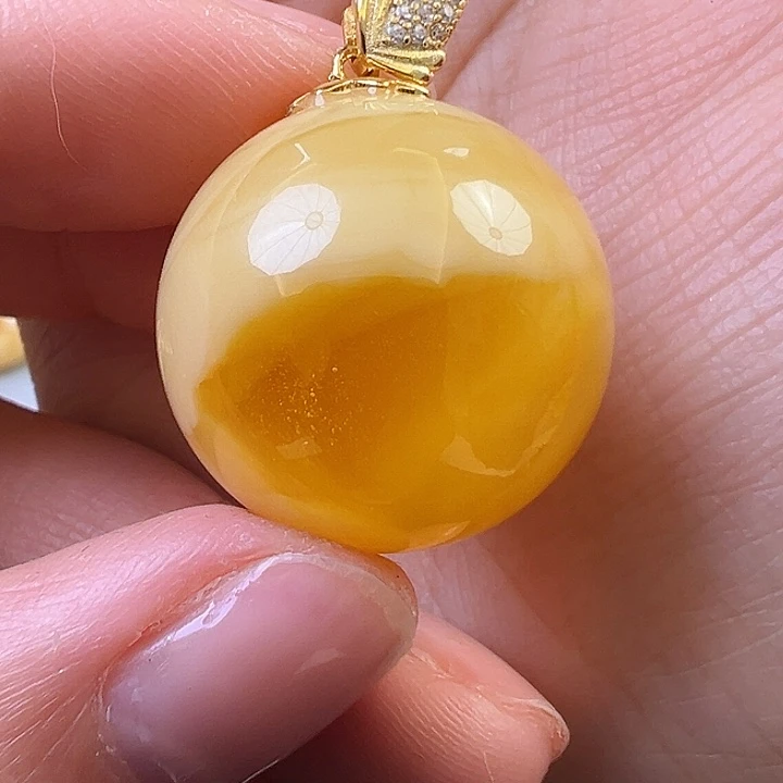 蜜蜡颈饰未镶嵌蜜蜡