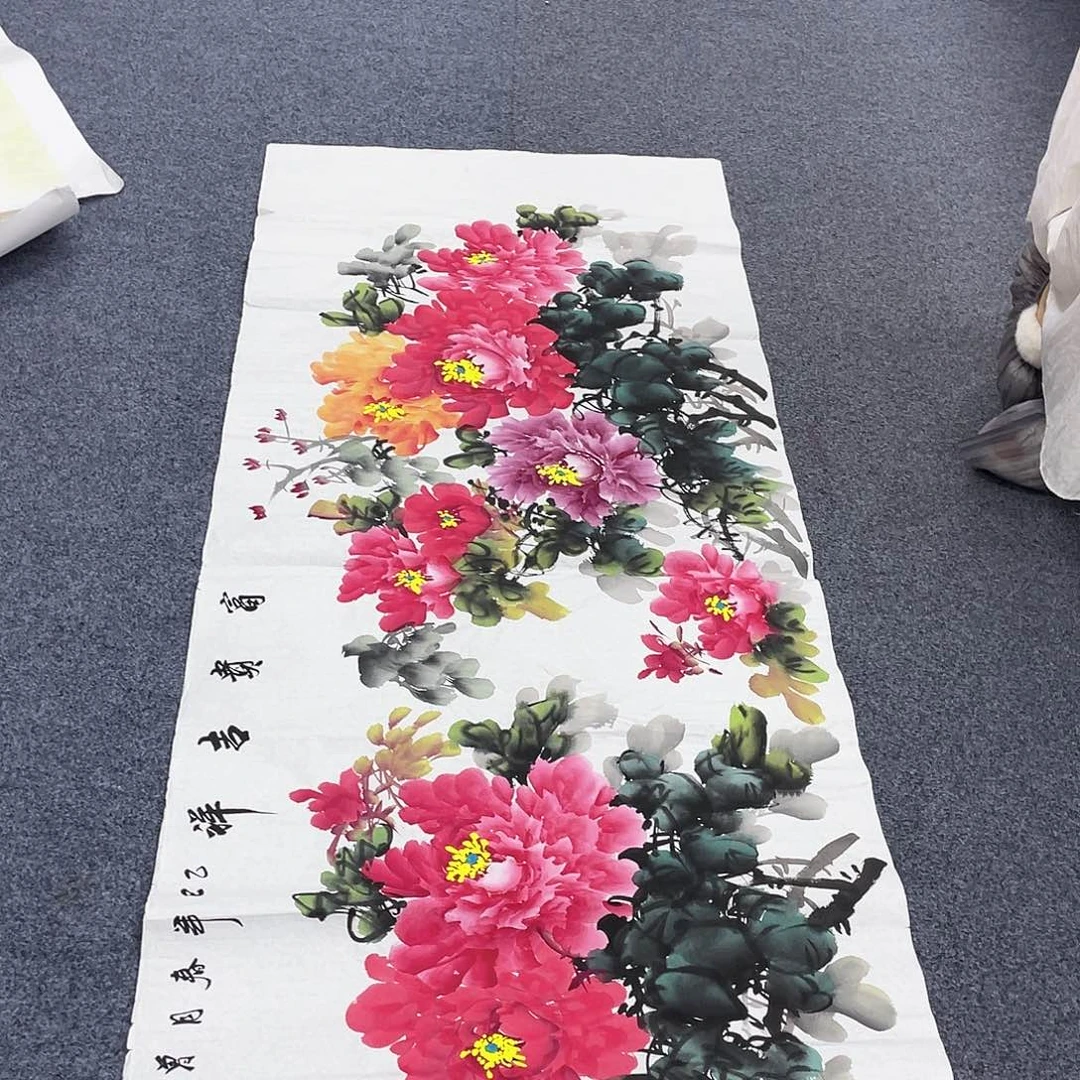 国画作品小姐姐放漏…
