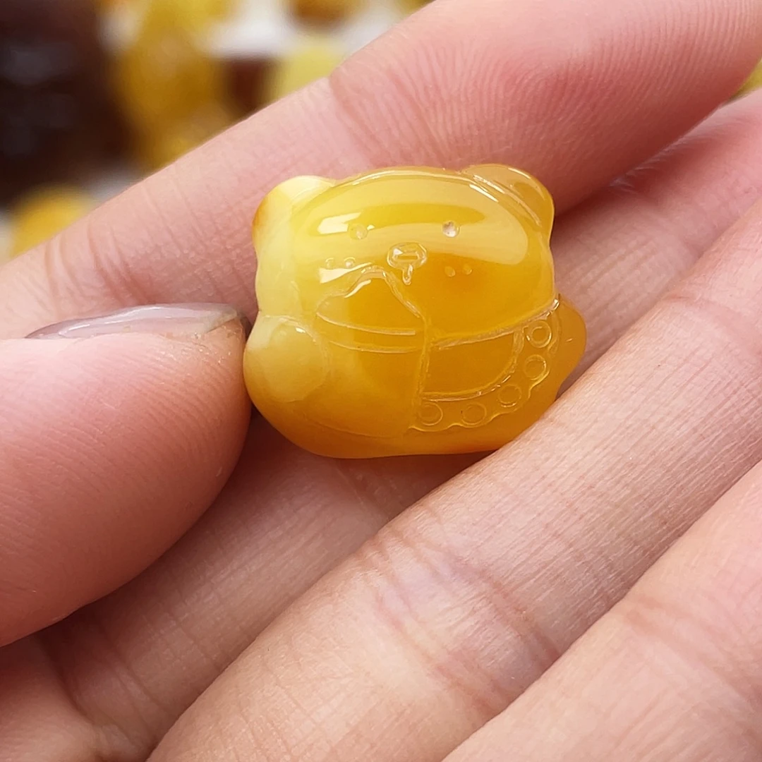 琥珀吊坠(不含链)未镶嵌