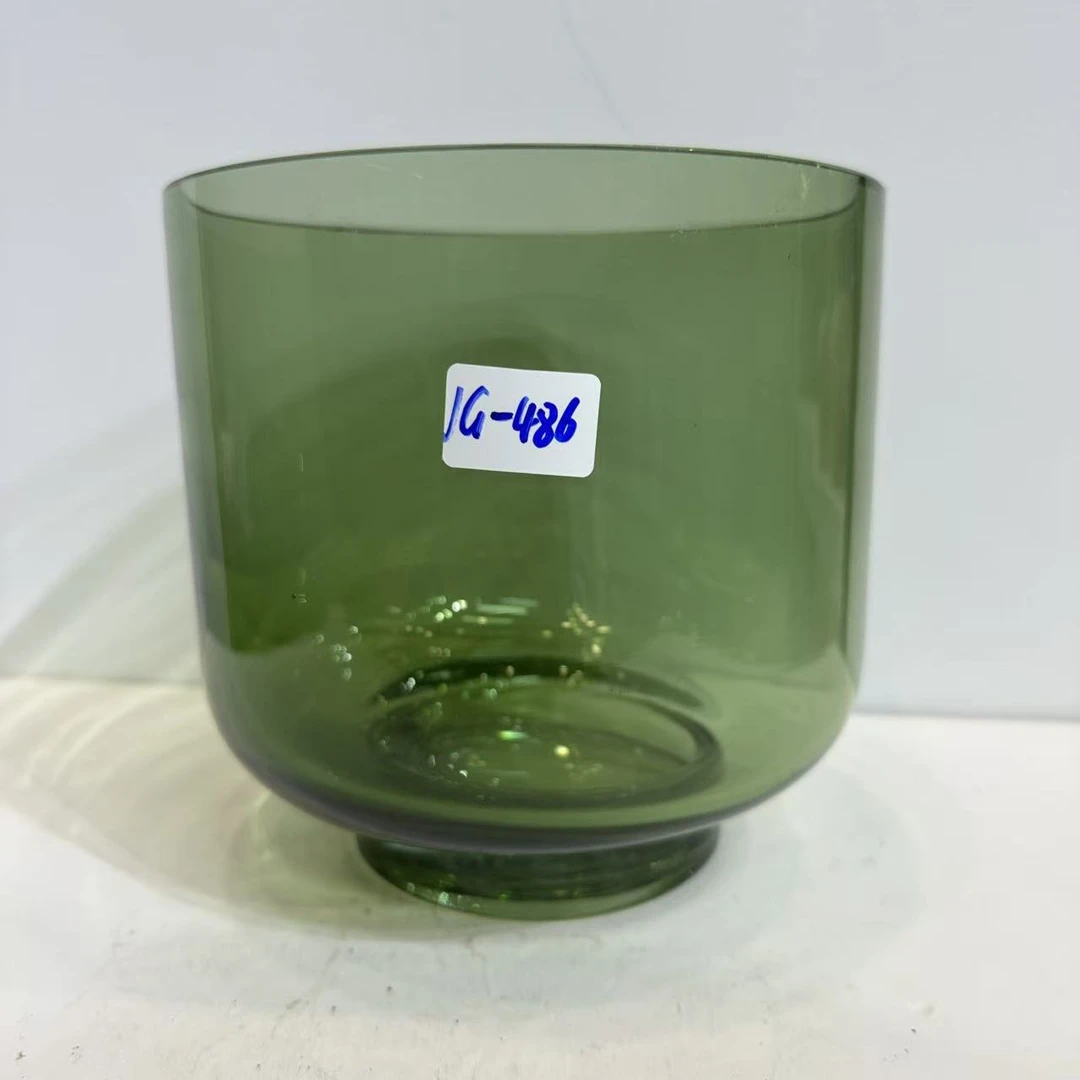 JG-486简约现代琉璃花瓶客厅餐桌插花艺术摆件