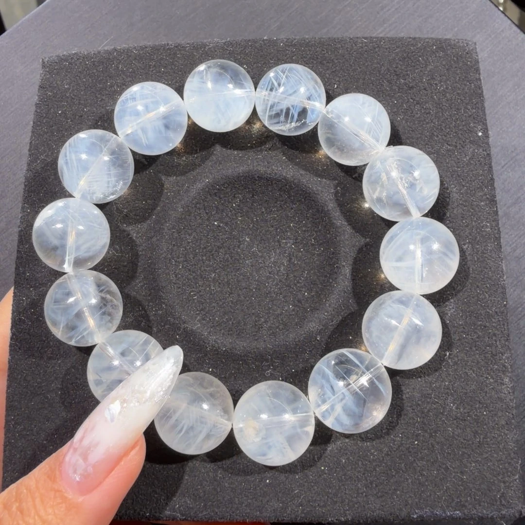 水晶手链未镶嵌蓝针14.4