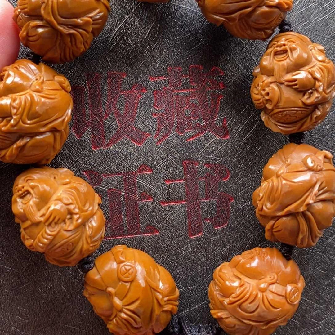 橄榄核手串八方来财